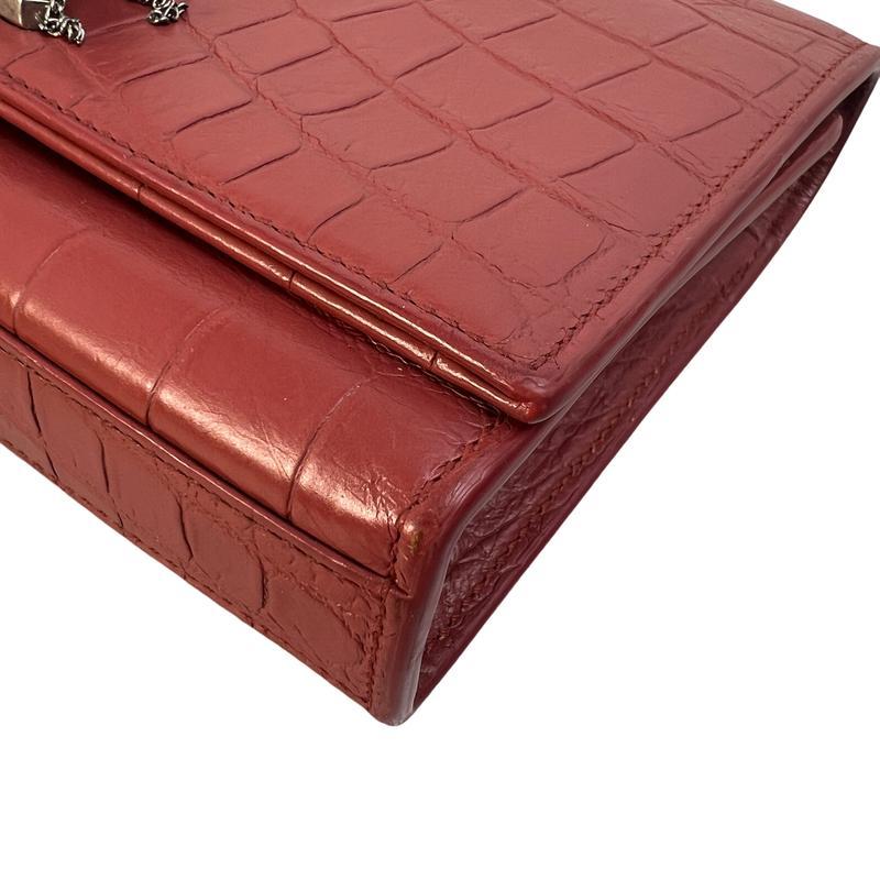 Yves Saint Laurent イブサンローラン ショルダーバッグ レッド A