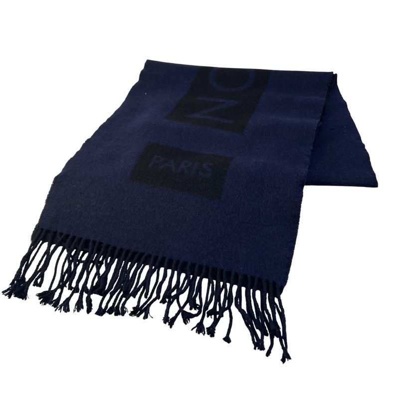 LOUIS VUITTON（ルイ・ヴィトン） タグ付き マフラー ブラック A-10392