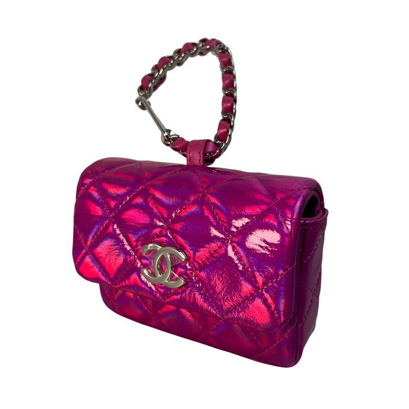 【最終処分SALE】CHANEL シャネル ココマーク ミニハンドバッグ  ハンドバッグ ピンク A-10825の画像