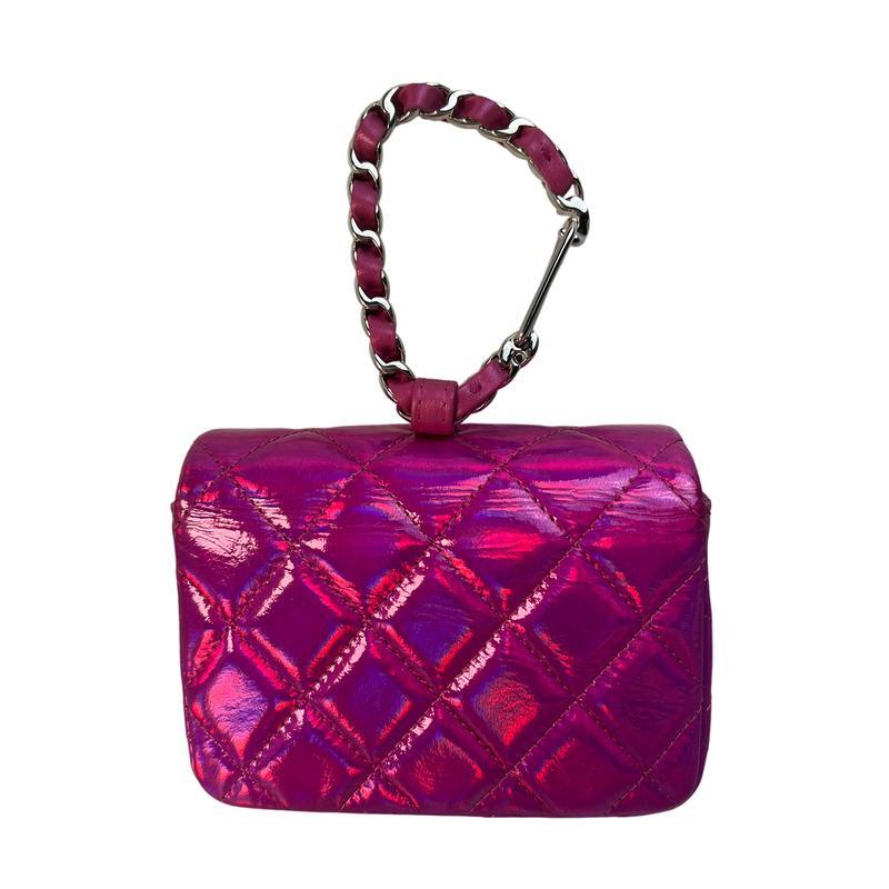 【最終処分SALE】CHANEL シャネル ココマーク ミニハンドバッグ  ハンドバッグ ピンク A-10825の画像