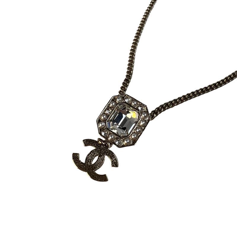 【最終処分SALE】CHANEL シャネル ココマーク L23 B ラインストーン ネックレス ゴールド A-10833_2