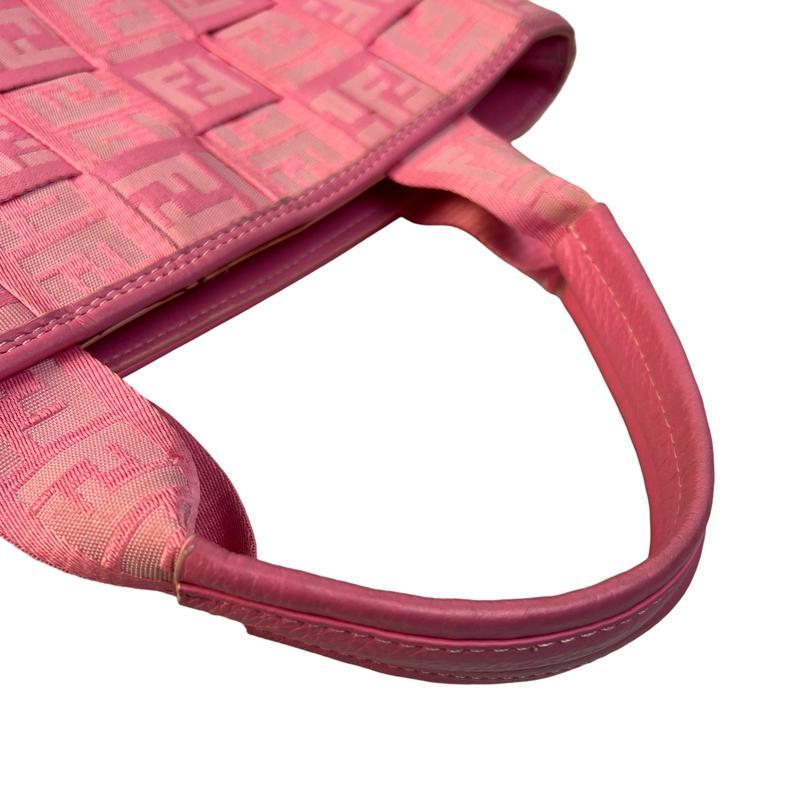 FENDI（フェンディ） ズッカ柄 織り込み キャンバス トートバッグ