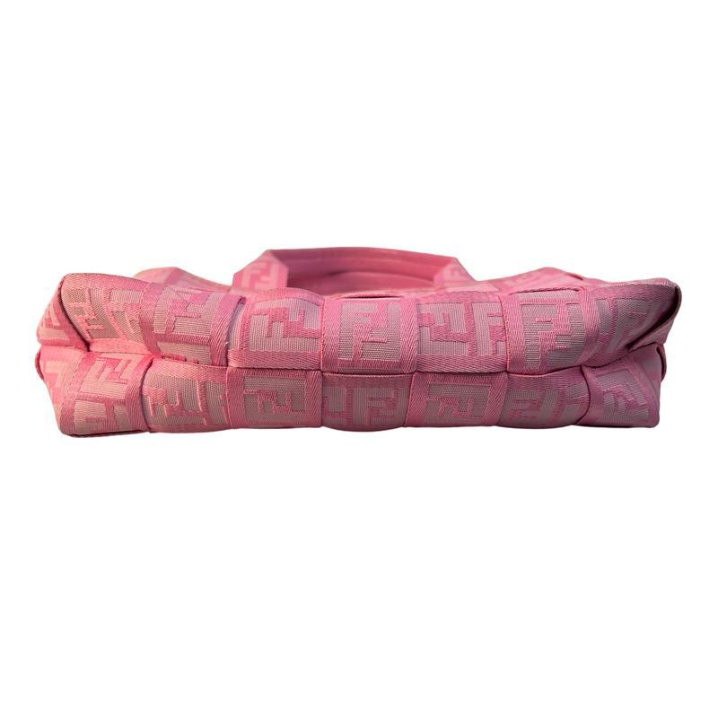 FENDI（フェンディ） ズッカ柄 織り込み キャンバス トートバッグ