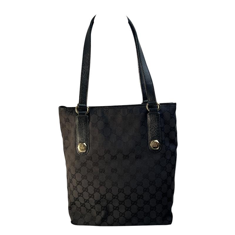 GUCCI グッチ 153002 GGキャンバス ハンドバッグ ブラック A-11853
