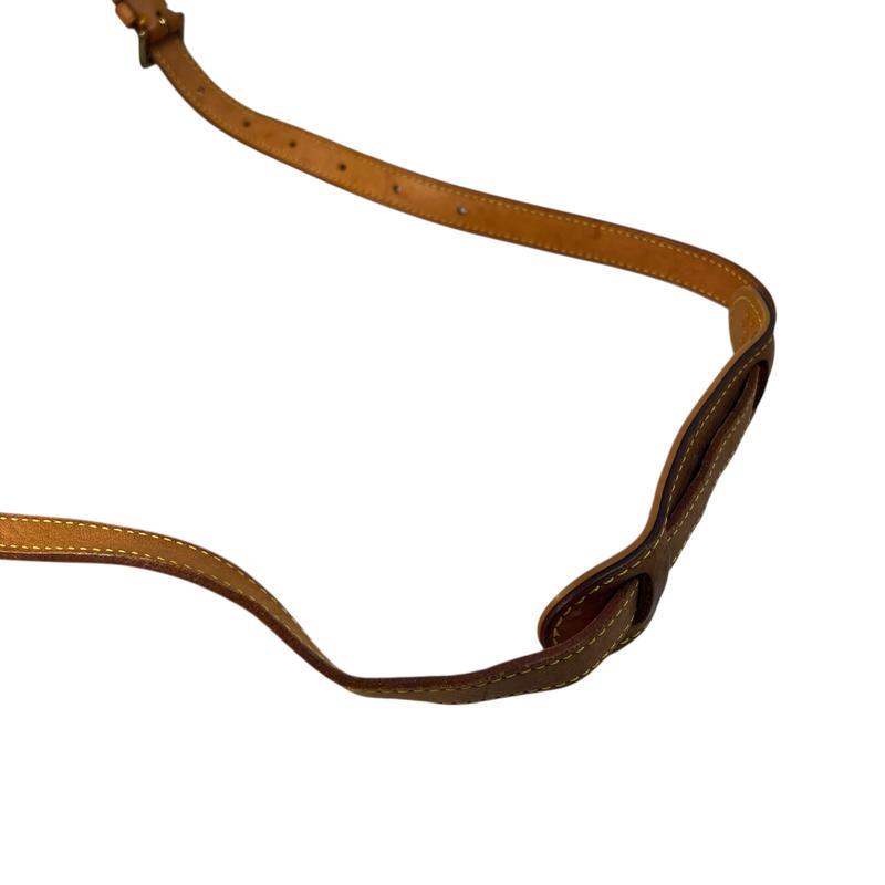 【最終処分SALE】LOUIS VUITTON ルイヴィトン モノグラム ソローニュ M42250 レザー ショルダーバッグ ブラウン A-11911の画像