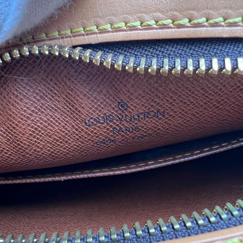 LOUIS VUITTON ルイヴィトン ドルーオ  レザー ショルダーバッグ ブラウン A-12286の画像