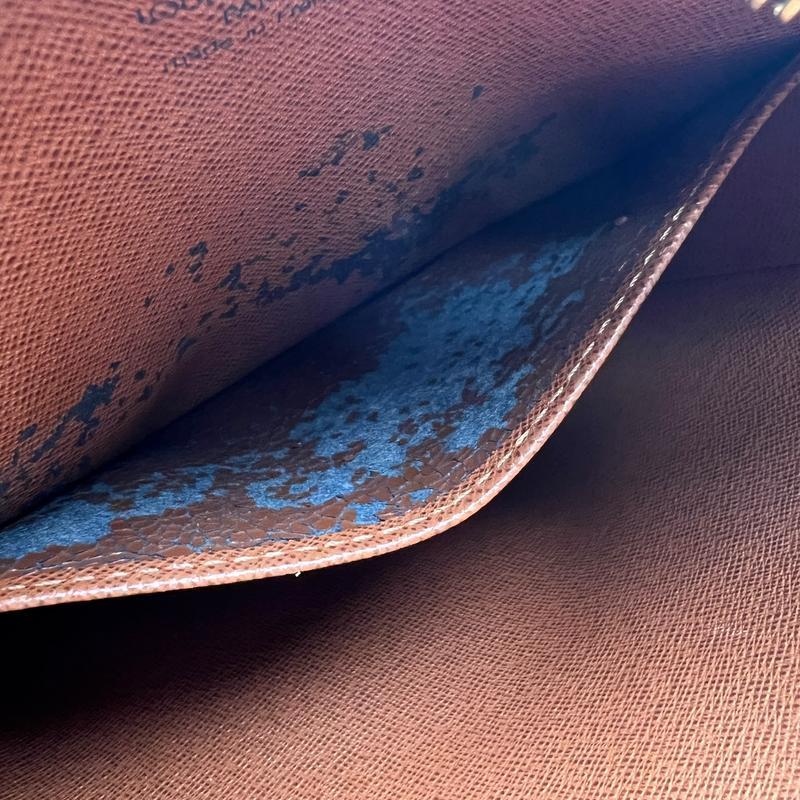 LOUIS VUITTON ルイヴィトン ドルーオ  レザー ショルダーバッグ ブラウン A-12286の画像