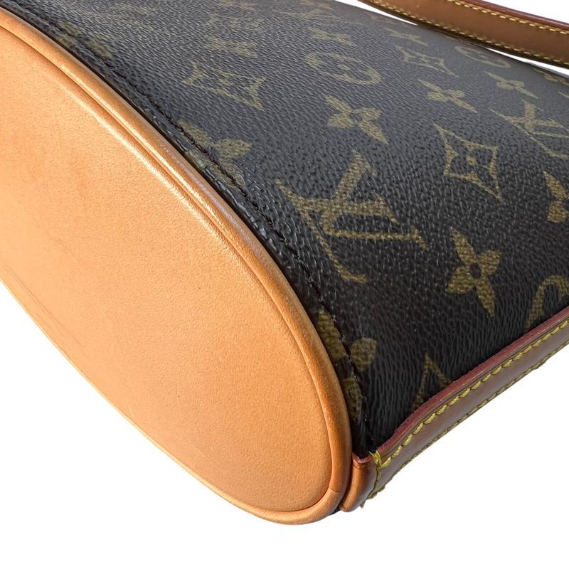 LOUIS VUITTON ルイヴィトン ドルーオ  レザー ショルダーバッグ ブラウン A-12286の画像