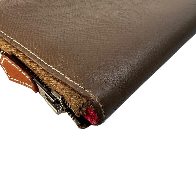 HERMES（エルメス） アザップ エプソン エトウープ レザー 長財布 
