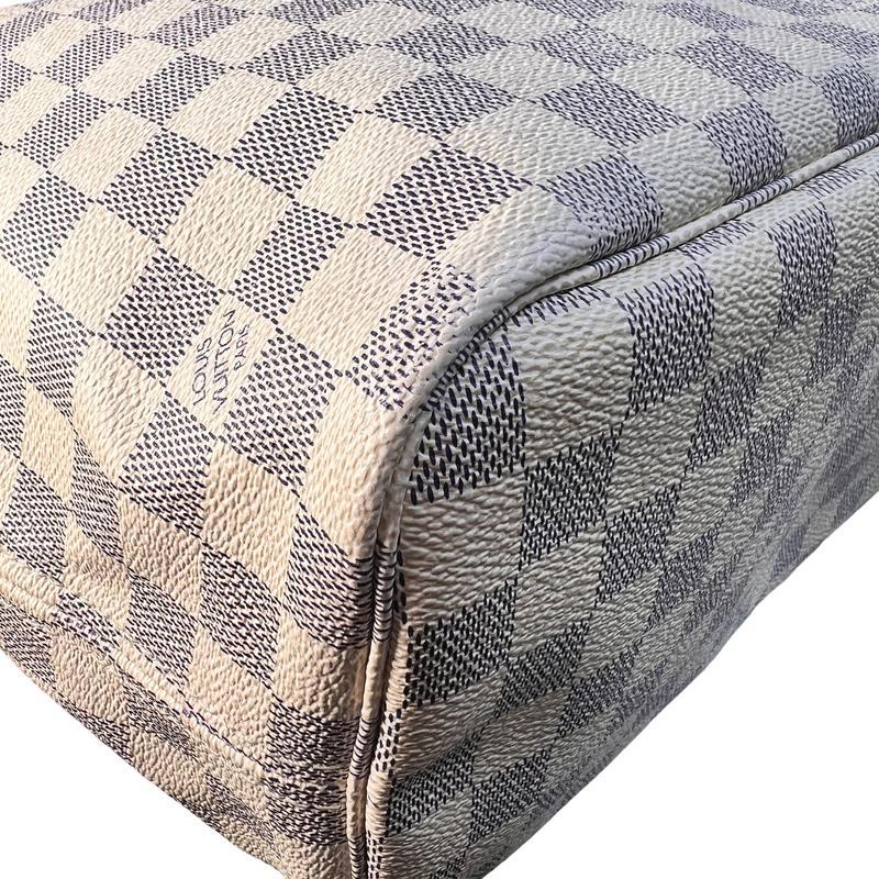 LOUIS VUITTON ルイヴィトン ネヴァーフルMM N51107 SA3102 ダミエアズール  ハンドバッグ ホワイト A-12455の画像
