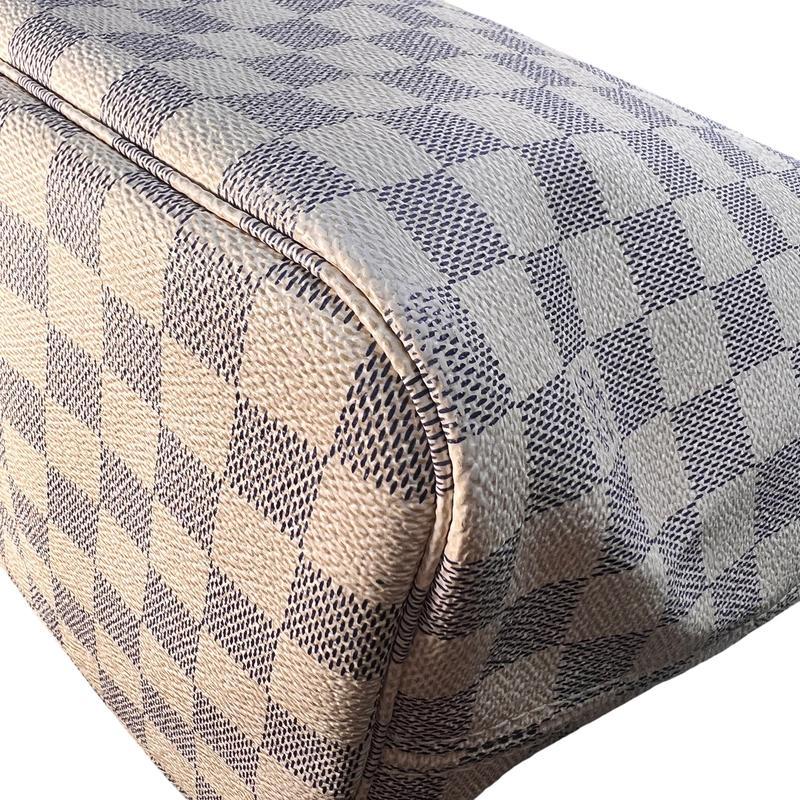 LOUIS VUITTON ルイヴィトン ネヴァーフルMM N51107 SA3102 ダミエアズール  ハンドバッグ ホワイト A-12455の画像