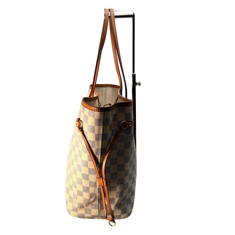 LOUIS VUITTON ルイヴィトン ネヴァーフルMM N51107 SA3102 ダミエアズール  ハンドバッグ ホワイト A-12455の画像