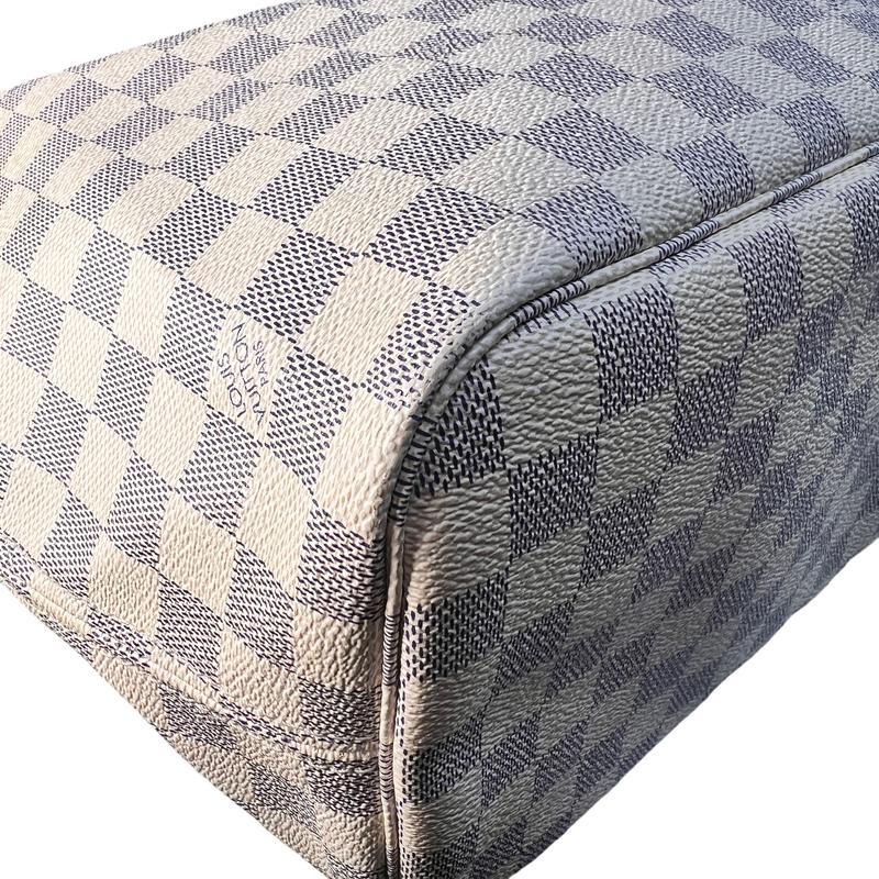 LOUIS VUITTON ルイヴィトン ネヴァーフルMM N51107 SA3102 ダミエアズール  ハンドバッグ ホワイト A-12455の画像