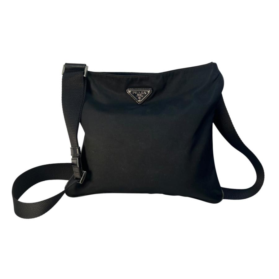 【良品！✨】プラダ PRADA ショルダーバッグ ブラック ナイロン PRADA（プラダ） ナイロン ショルダーバッグ 黒 A-12493 : JOLIJOU