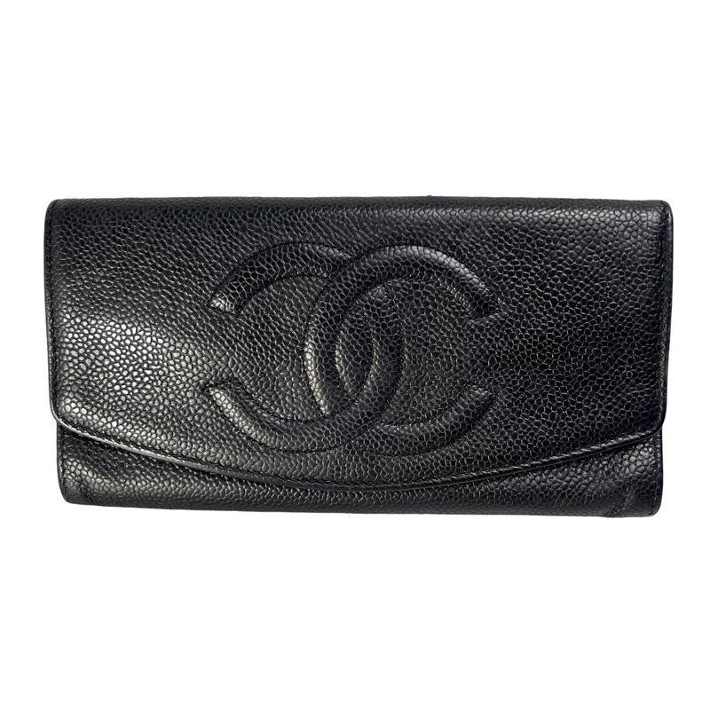 CHANEL シャネル ココマーク キャビアスキン 長財布 ラムスキン CHANEL シャネル 長財布 ココマーク キャビアスキン 【公式通販】