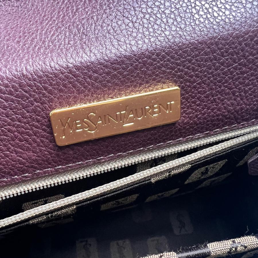 SAINT LAURENT サンローラン ハンドバッグ ボルドー A-12841 : JOLIJOU 