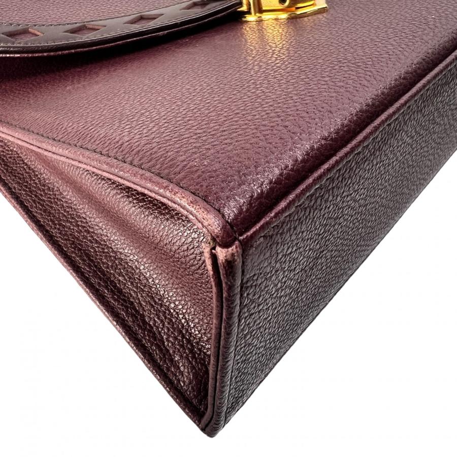 SAINT LAURENT サンローラン ハンドバッグ ボルドー A-12841 : JOLIJOU 