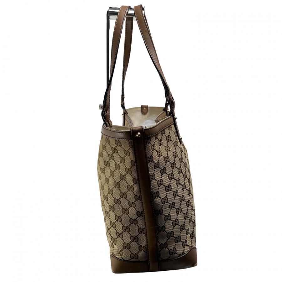 GUCCI（グッチ） GG キャンバス トートバッグ ベージュ A-12886