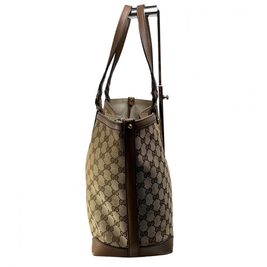 GUCCI（グッチ） GG キャンバス トートバッグ ベージュ A-12886
