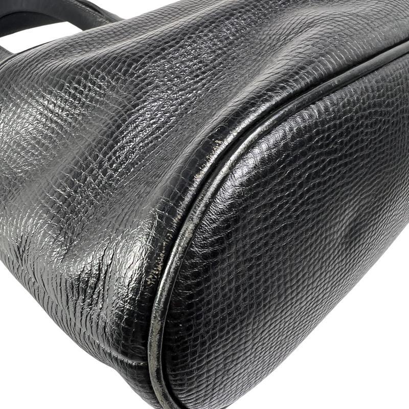 DIOR ディオール CD ロゴ 金具２WAY レザー ショルダーバッグ 黒 A-12894の画像