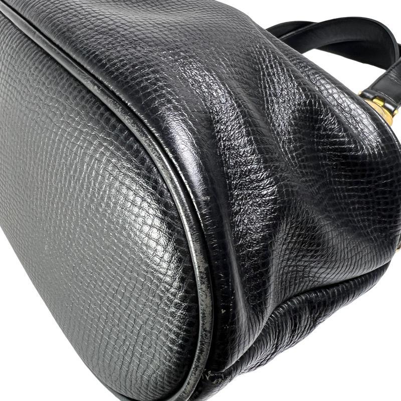 DIOR ディオール CD ロゴ 金具２WAY レザー ショルダーバッグ 黒 A-12894の画像