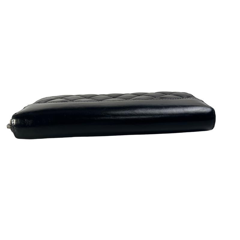 CHANEL シャネル ココマーク レザー 財布 黒 A-13053の画像