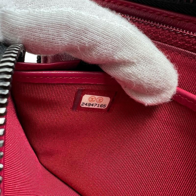 CHANEL シャネル ココマーク レザー 財布 黒 A-13053の画像