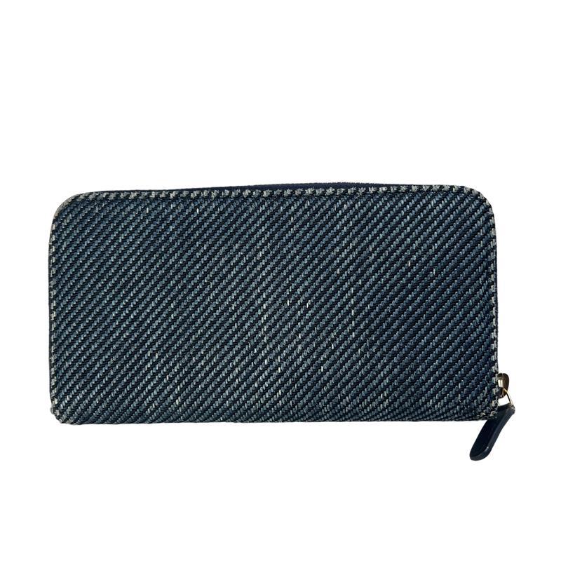 CHANEL シャネル ドーヴィル ココマーク 財布 ブルー A-13054の画像