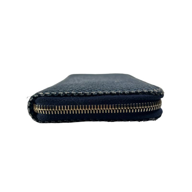 CHANEL シャネル ドーヴィル ココマーク 財布 ブルー A-13054の画像