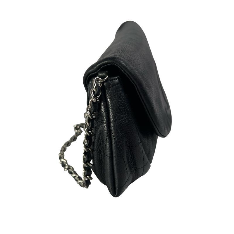 CHANEL（シャネル） ココマーク ハーフムーン キャビアスキン 
