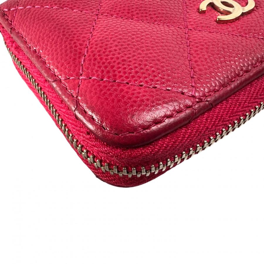 CHANEL（シャネル） マトラッセ ココマーク キャビアスキン 小銭入れ 