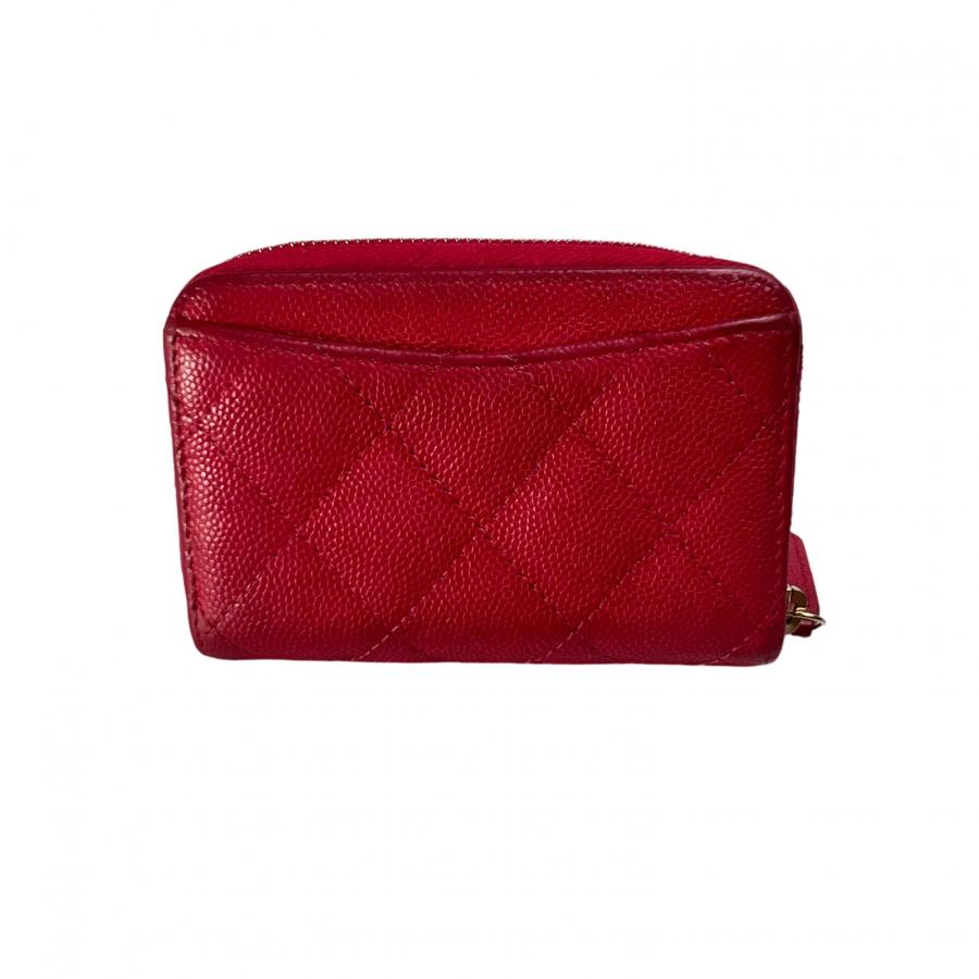 CHANEL（シャネル） マトラッセ ココマーク キャビアスキン 小銭入れ 
