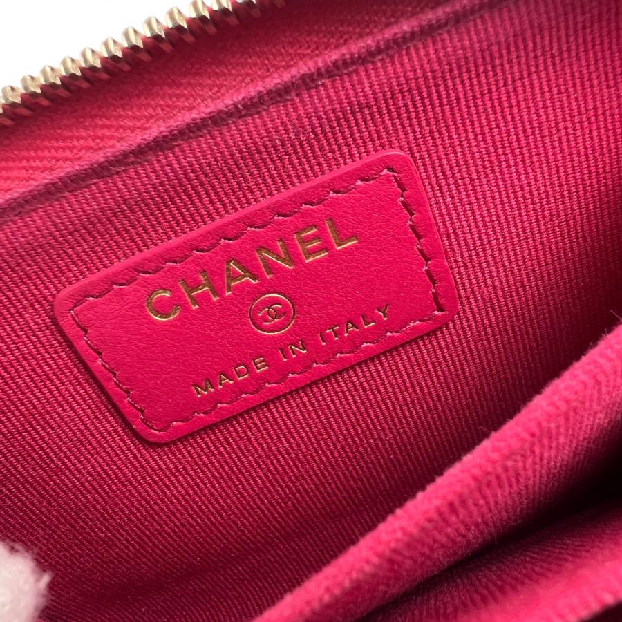 CHANEL（シャネル） マトラッセ ココマーク キャビアスキン 小銭入れ 