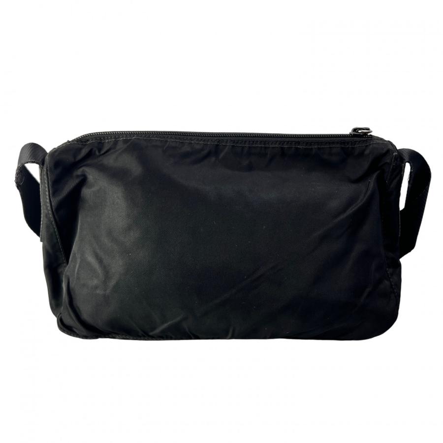 PRADA（プラダ） 三角ロゴ ナイロン ショルダーバッグ 黒 A-13854