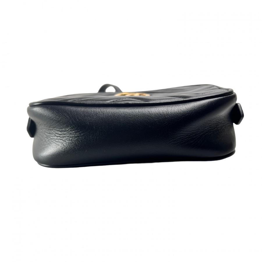 GUCCI（グッチ） GGマーモント キルティング レザー ショルダーバッグ