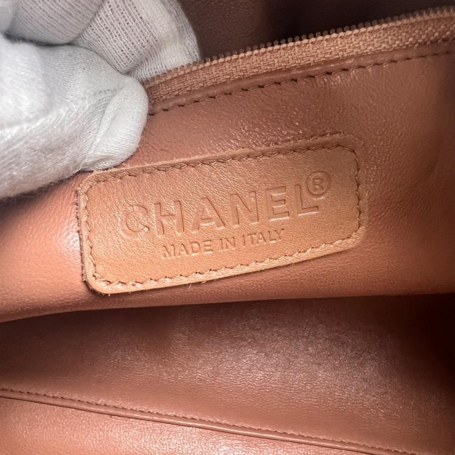 CHANEL（シャネル） ロゴミニボストン キャビアスキン ハンドバッグ