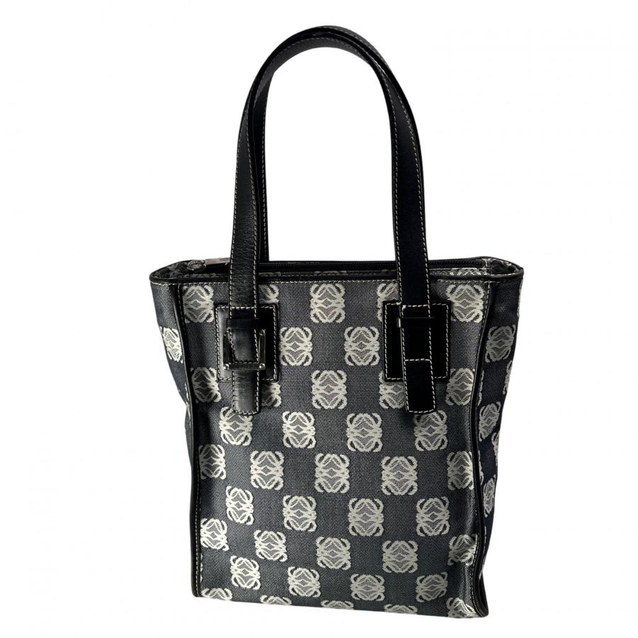 LOEWE（ロエベ） アナグラム キャンバス ハンドバッグ グレー A-14123