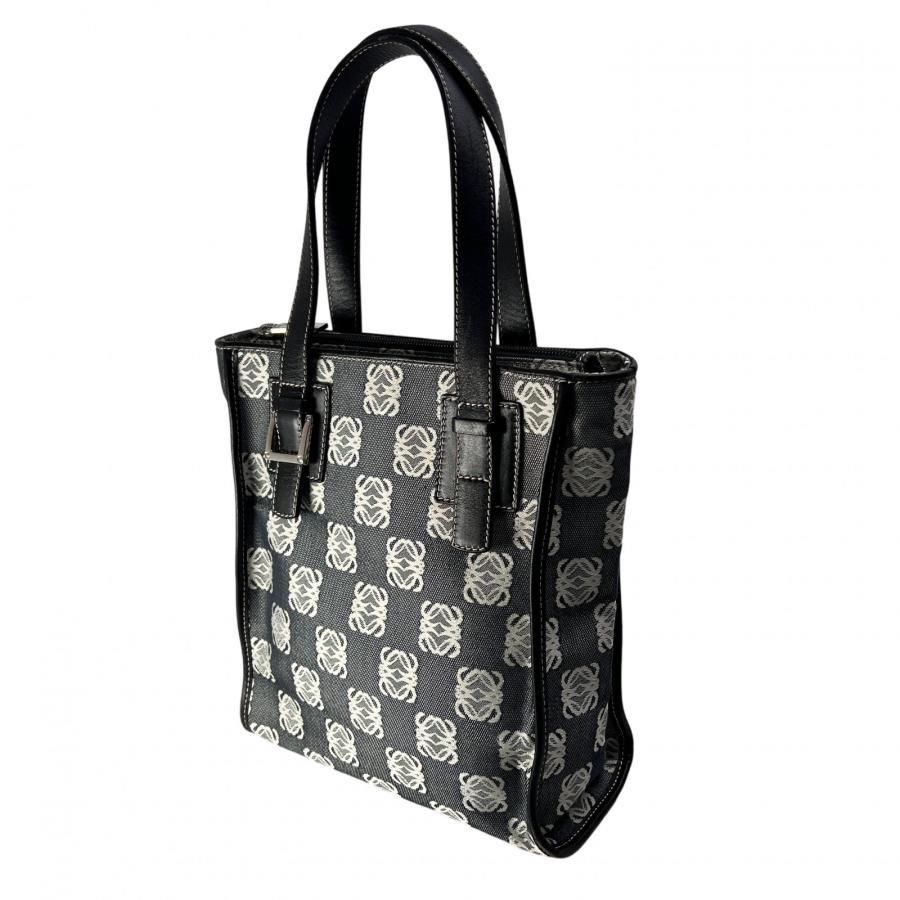 LOEWE（ロエベ） アナグラム キャンバス ハンドバッグ グレー A-14123