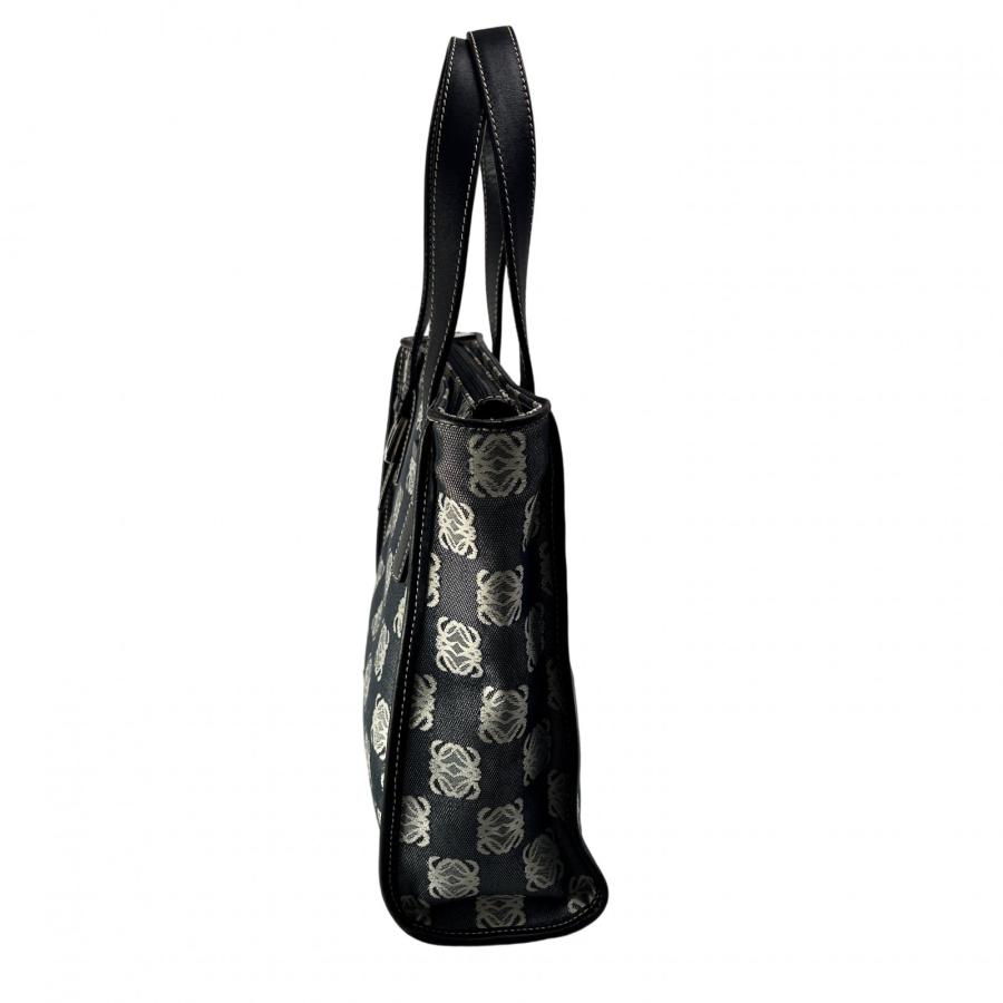 LOEWE（ロエベ） アナグラム キャンバス ハンドバッグ グレー A-14123 