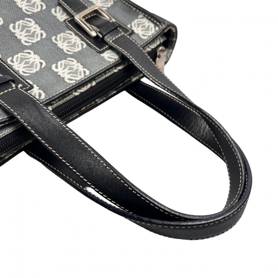 LOEWE（ロエベ） アナグラム キャンバス ハンドバッグ グレー A-14123