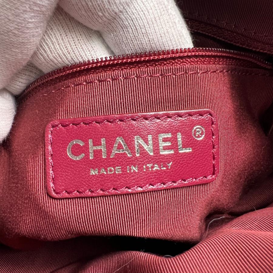 CHANEL シャネル ココマーク レザー ショルダーバッグ グレー A-14264_6