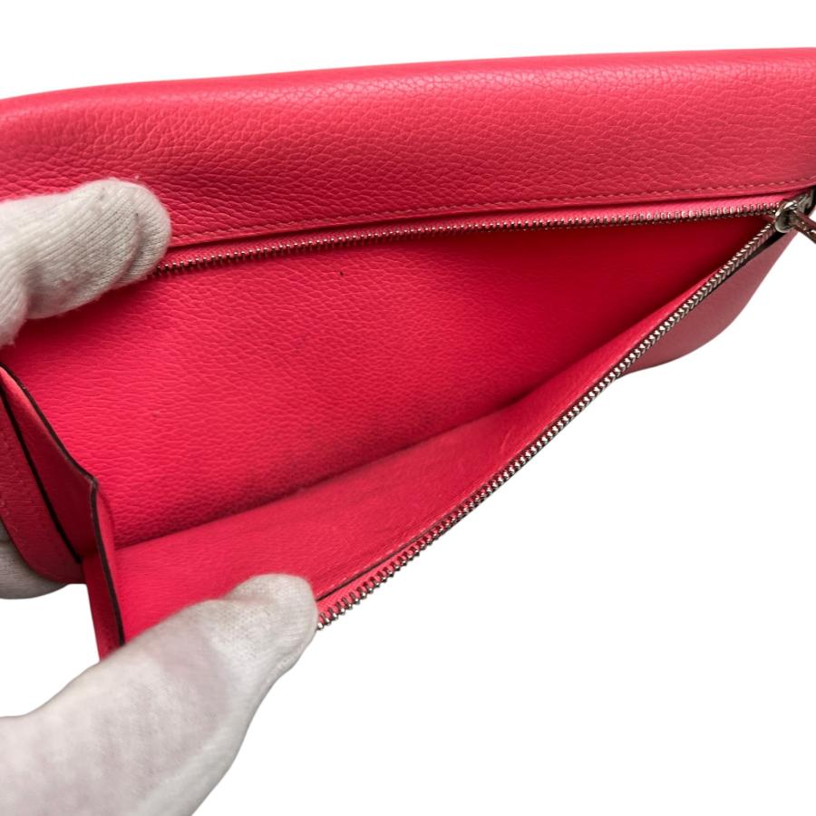 HERMES（エルメス） ドゴン レザー 長財布 ピンク A-14291 : JOLIJOU 