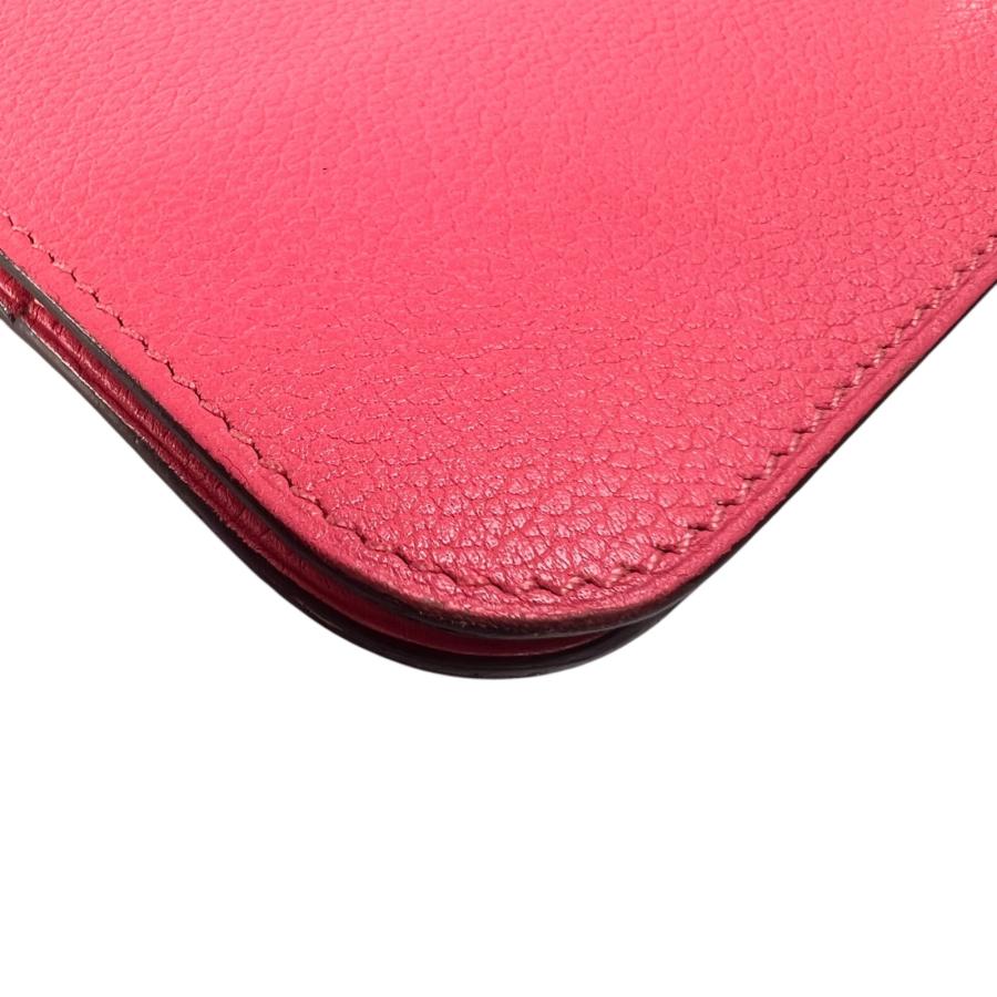 HERMES（エルメス） ドゴン レザー 長財布 ピンク A-14291 : JOLIJOU 