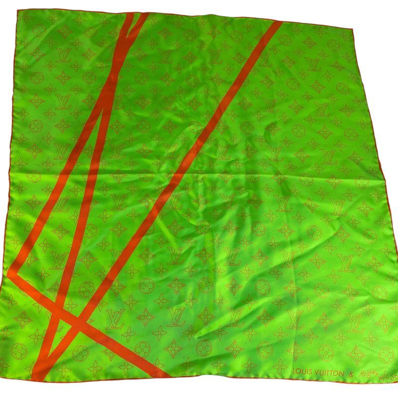 最終処分SALE】LOUIS VUITTON ルイヴィトン タグ付きモノグラム シルク