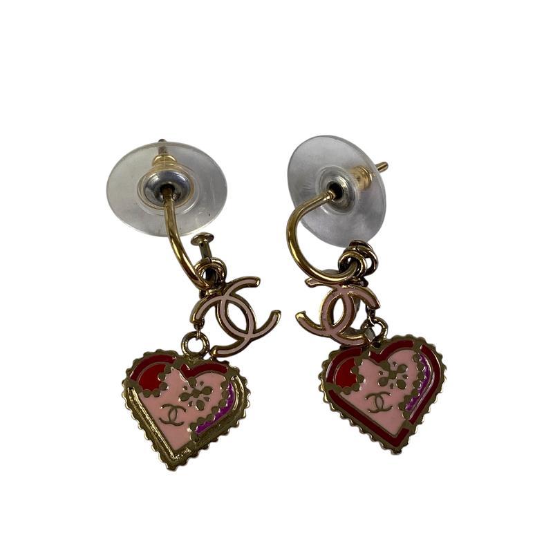 【限定セール】CHANEL ココマーク ハートモチーフピアス 中古 CHANEL（シャネル） 【最終処分SALE】CHANEL ココマーク ハート