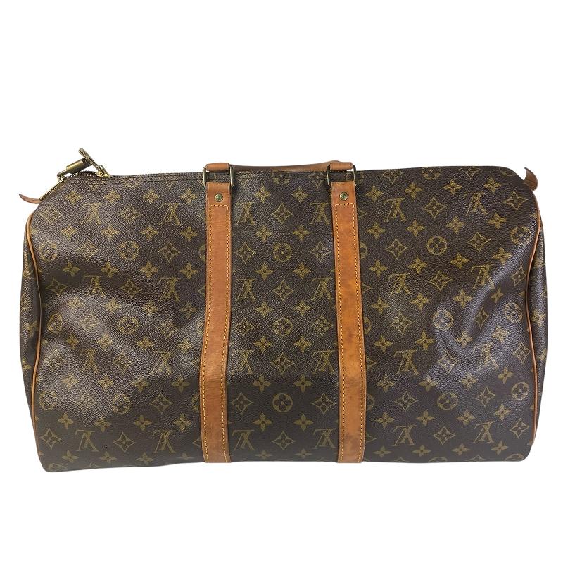 LOUIS VUITTON ルイヴィトン PVC ボストンバッグ ベージュ A-7381