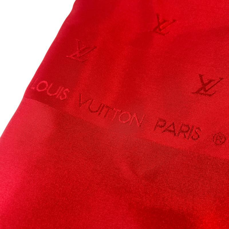 最終処分SALE】LOUIS VUITTON スカーフ レッド A-8803 最終処分SALE
