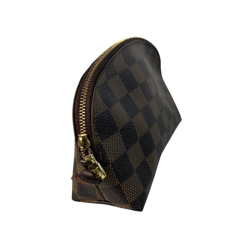正規品　美品　Louis Vuitton ダミエポーチ ブラウン LOUIS VUITTON ルイヴィトン ダミエ レザー ポーチ ブラウン A