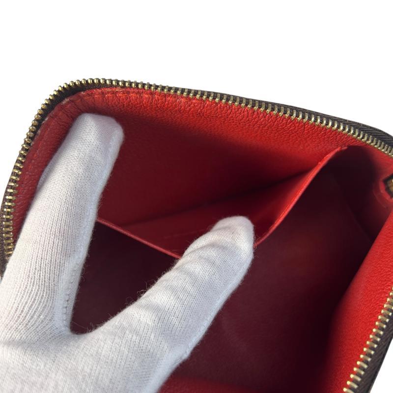 LOUIS VUITTON ルイヴィトン ダミエ レザー ポーチ ブラウン A-8806  