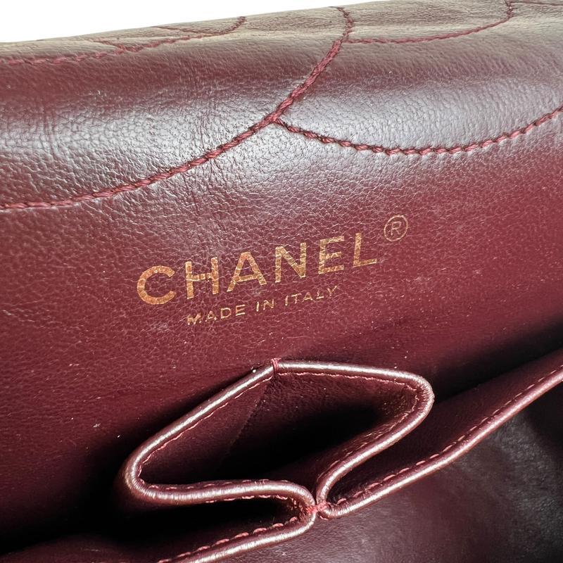 CHANEL（シャネル） 2.55 ラムスキン ショルダーバッグ ブラック A